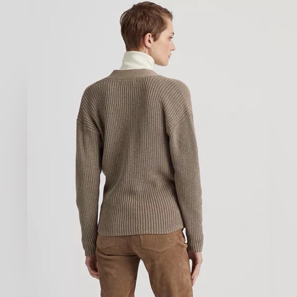 Brand new Ralph Lauren Long Sleeve Cotton Wrap Cardigan - Picture 3 of 5